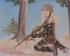 De blonde soldaat 125x155 cm 2009