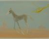 Paard met helikopter 40x60 cm 2017